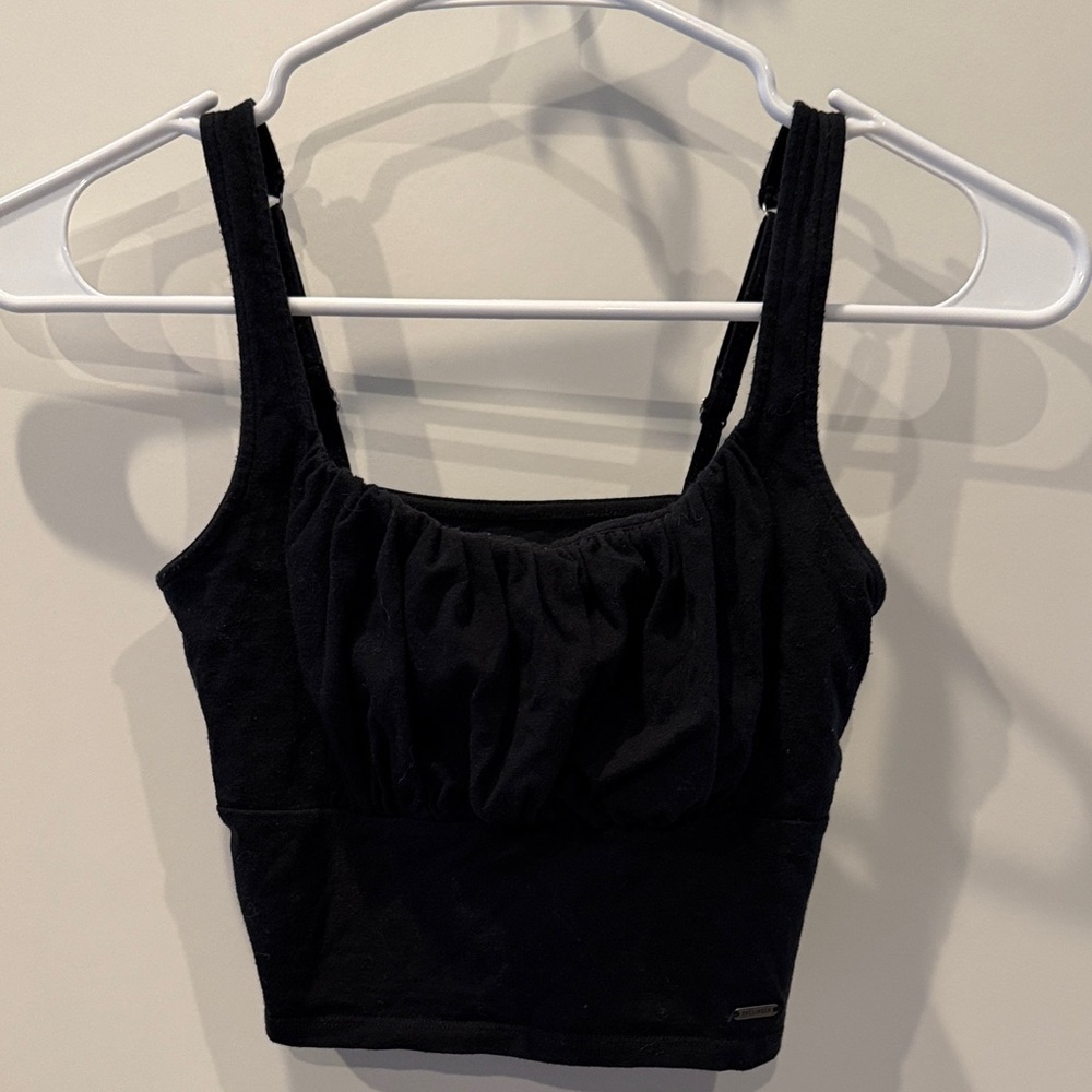 Hollister Black Crop Top